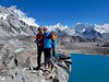 Sedlo Kongma La Pass s výhledem na Makalu a Lhotse